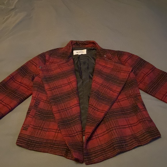 Womens Red plaid BB Dakota jacket - Picture 2 of 4